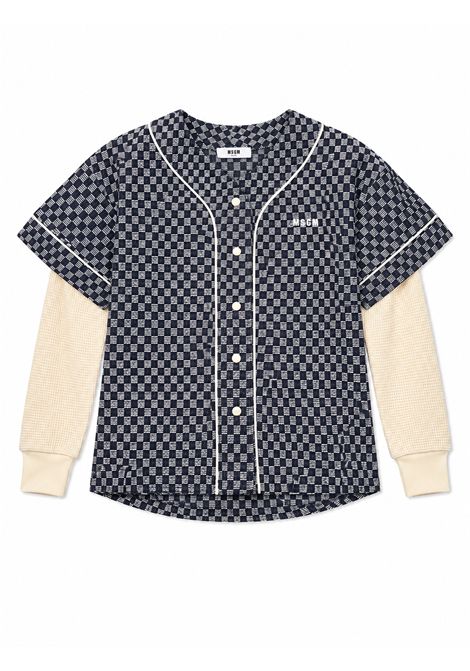 Camicia doppia manica MSGM KIDS | F6MSJBSI280126